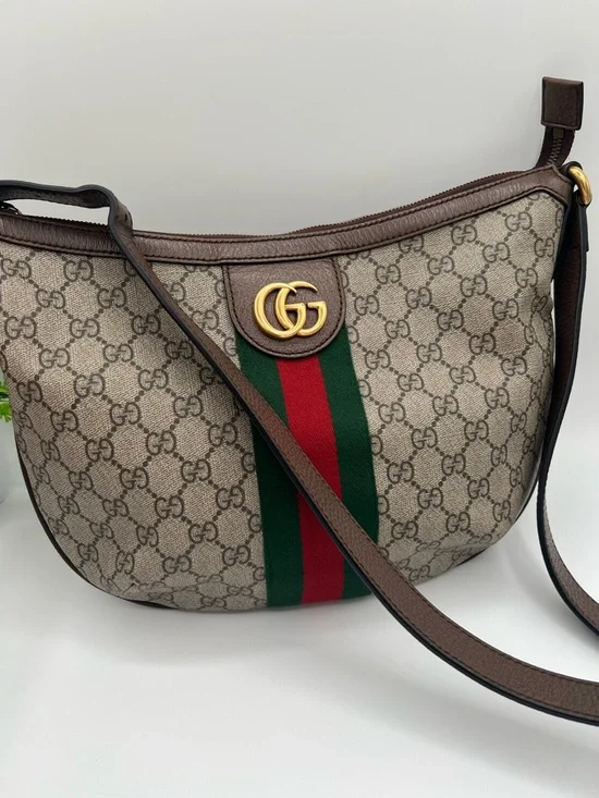 Gucci GG Canvas Ophidia Shoulder bag Authentic 😍 - Picture 1 of 7